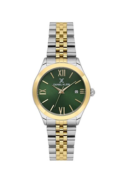 Daniel Klein Dk102-dk.1.13920-5 Altın Kaplama Yeşil Kadran Kadın Kol Saati