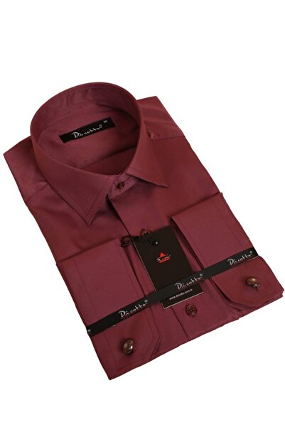 Dicotto М'яка тканина Micro з рукавами на ґудзиках, прямий крій, чоловіча сорочка - 190-23