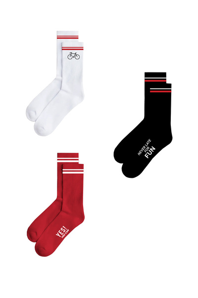 John Frank 3lü Erkek Tenis Çorap Seti