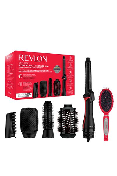 Revlon Perie electrica fixa multifunctionala Revlon One-Step Blow-Dry Multi Air Styler 5 in 1 RVDR5371E