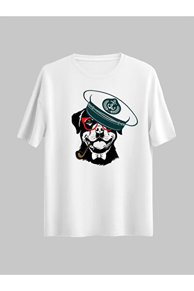 donamod تيشيرت نسائي عادي مطبوع بتصميم كلب روتويللر