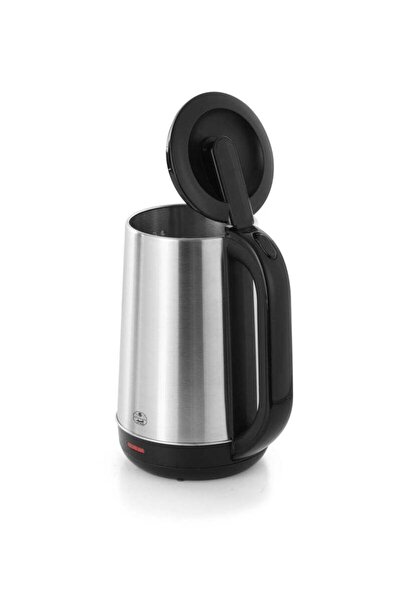 ALSAIF Water Kettle Stainless Steel , 2 L , 2200 W , Silver/Black - E03223