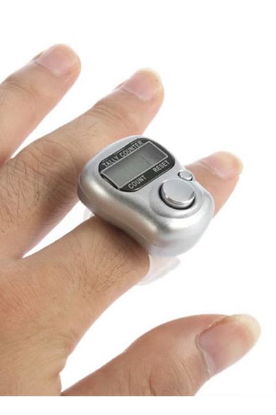 rexa Digital Hand Tally Counter Grey/clear