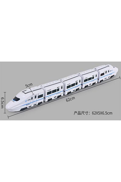 Choice 5 Carriages Kids Diy Simulation High Speed Railway Train Toy Car Electric Sound Light Model Train Ed