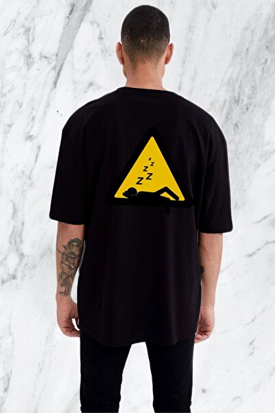 donamod Υπερμεγέθη ανδρικό μπλουζάκι Traffic Sign