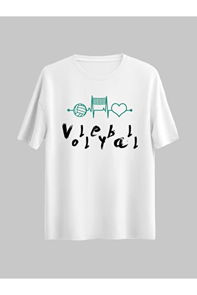 donamod Βόλεϊ Βόλεϊ Γραπτό Ρυθμός Καρδιάς / Συνδυασμός Δώρου Αθλητισμού / Καν...