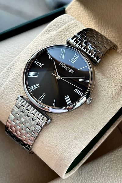 Homies Men's Wristwatch Thin Case with Gift Box and Bracelet Gift .Hmmys30