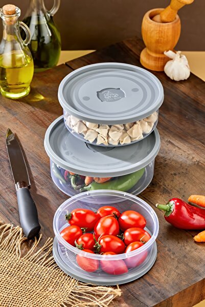 Mek life 3 Round Storage Container
