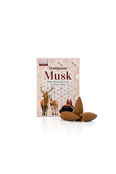 Darshan Incense Misk Musk Kokulu Geri Akış Tütsü