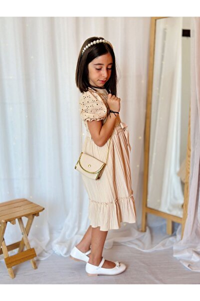 Cherrys Bebek Φόρεμα με τσάντα και ζώνη για κορίτσι