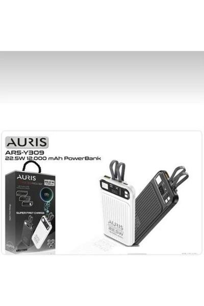 abnturk ARS-Y309 22.5W 12.000 Mah Göstergeli Kablolu Hızlı Powerbank