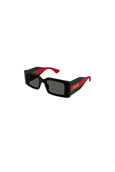 Gucci GG 1860S 001 52 Kadın Dikdörtgen Siyah Kemik Güneş Gözlüğü