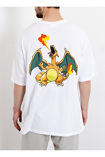 donamod Tricou supradimensionat imprimat cadou Pokemon / Broasca țestoasă Nin...