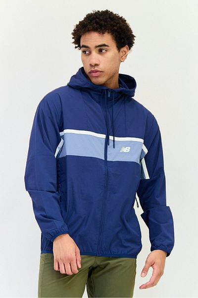 New Balance Men Sportswear Fit Long Sleeves Outdoor Jackets, Navy