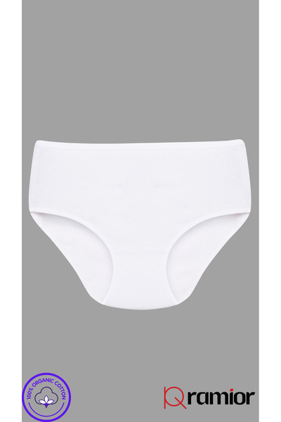 Ramior 6-ПАРНИЙ ЖІНОЧИЙ КОМПЛЕКТ З ВИСОКОЮ ТАЛІЄЮ, ПЛЮШОВИМИ КРАЯМИ ТА БАВОВНЯНИМИ ТРУСИКАМИ