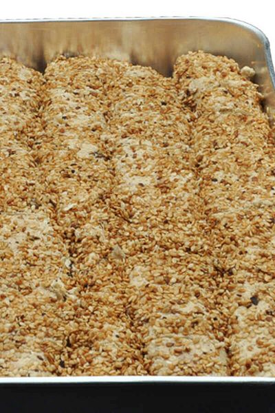 Kardeşler Şekerleme 4 kg Brothers Chocolate Sesame Tahini Halva Roll Tray