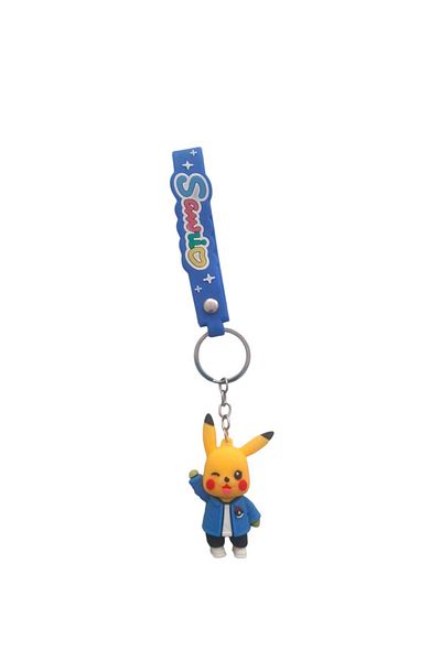 muyudi Pikachu Pikachu Blue 3D Keychain & Bag Accessory & Gift