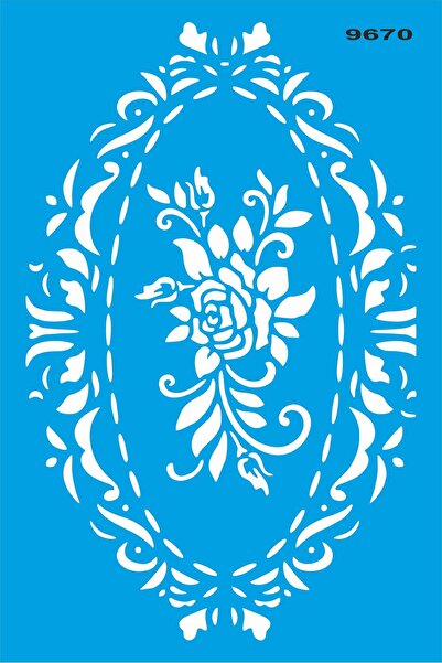 StencilSepeti روز - قالب رسم استنسل 20x30