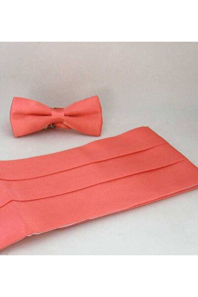 Gaffy Mercan dečji set sa satenskim pojasom i leptir mašnom, veličina Jednobo...