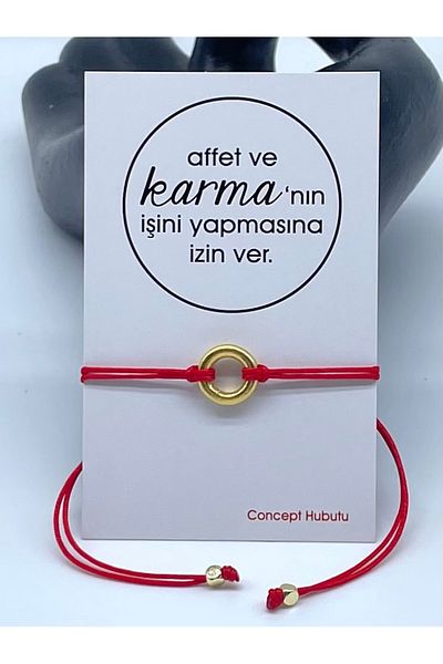Concept HuBuTU Karma Philosophy Red Fate Rope Anklet