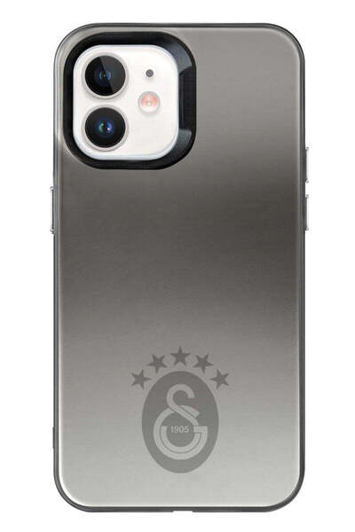 Galatasaray iPhone 12 Uyumlu Galatasaray 5 Yıldız Tek Renk Arma Premium Lisan...