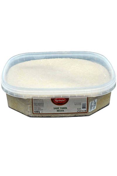 Kardeşler Şekerleme Plain Tahini Halva Bowl 4300 g
