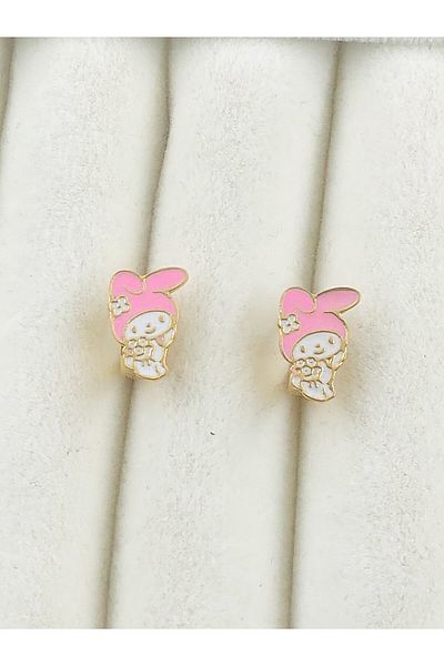 DS DİAMONDSHOP Children's Steel Earrings New Model Byçkp-202506124
