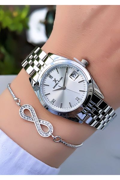 Daniel Klein Original 2 Years Warranty Women Wrist Watch with Bracelet Gift Dk989E985