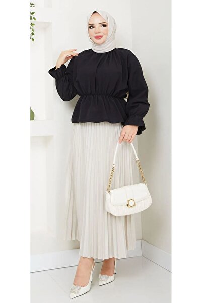 MODAALFABE Κομψό Μουσουλμανικό Πουκάμισο με Ελαστική Μέση