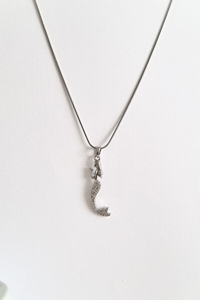 ayışığı Silver Mermaid Necklace