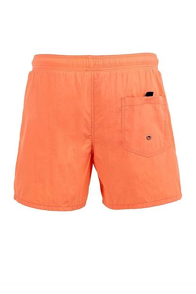Miami Beach Ανδρικό σορτς παραλίας μαγιό - Salmon Water Repellent, Nylon Fabric, Μονόχρωμο - 540-Somon