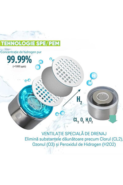 OEM Antosmart Portable Hydrogen Water Generator, 420 Ml, Pem/spe, Usb, Premium Gift Box, Black