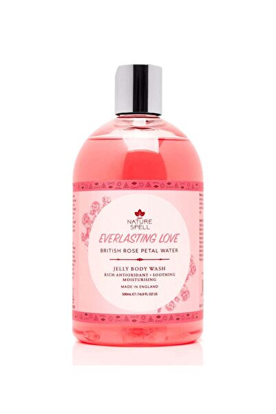 Nature Spell British Rose Petal Water Jelly Body Wash 500ml
