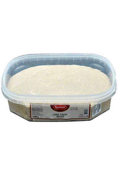 Kardeşler Şekerleme Simple Tahini Halva Bowl - Brothers 1400 g