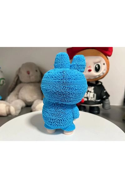3d model s Labubu - Hope Labubu Long Hair Version 3D Printing Figure (Flip-Eyed)
