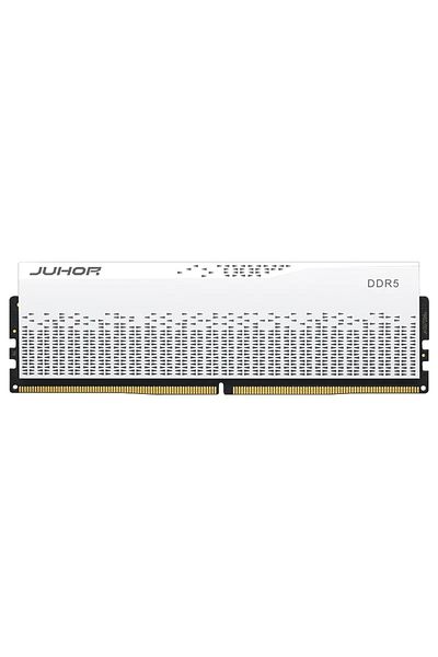 JUHOR 16Gb 6000Mhz Ddr5 White Ram, Xmp 46Cl 1.25V High Performance White Desktop Computer Ram 1X16Gb