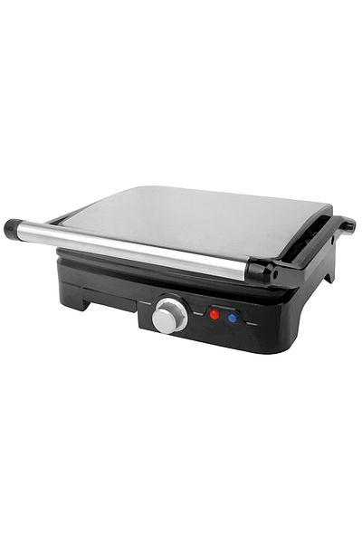 Vivax Oliva Aparat de copt sandwich, Vivax SM-1800, putere 1800 W, suprafață de copt, termostat, oțel inoxidabil, negru