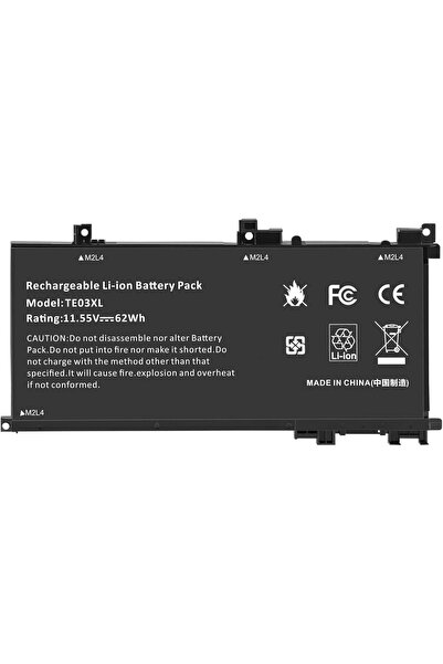 ARyee Baterie pentru laptop HP 15-BC000/15-BC300/15-BC400/Omen 15-AX000, Li-polimer, 11.55V, 62 Wh