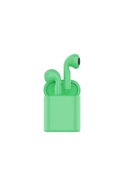 MACVI Casti wireless Macvi® Freepods i18, Bluetooth 5.0, Touch Control, HiFi Sound, verde