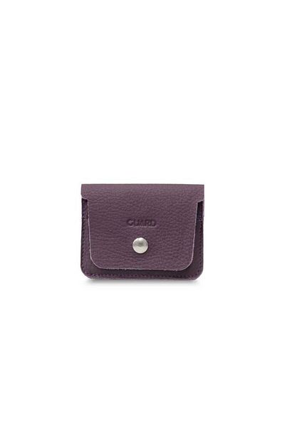 GUARD Claret Red Mini Leather Card Holder with Paper Money Compartment - Grd2403xw22342