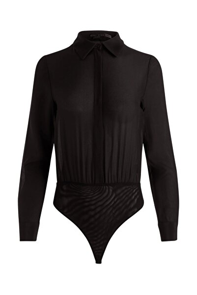Alice + Olivia Willa Silk Bodysuit, 100% Silk, Slim Fit, Elegance from Day to Night