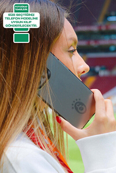 Galatasaray iPhone 11 Pro Max Uyumlu Galatasaray 5 Yıldız Tek Renk Arma Premium Lisanslı Telefon Kılıfı