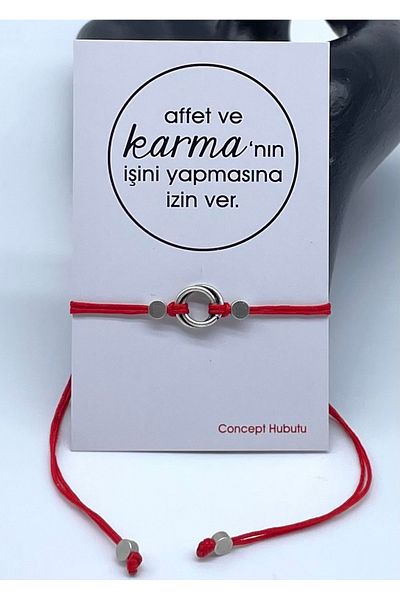 Concept HuBuTU Karma Philosophy Red Fate Rope Anklet