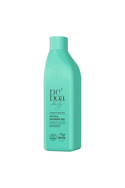 NEBOARD Gel de duș hidratant natural cu alge, Neboa, 300 ml
