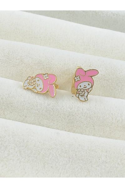 DS DİAMONDSHOP Children's Steel Earrings New Model Byçkp-202506124