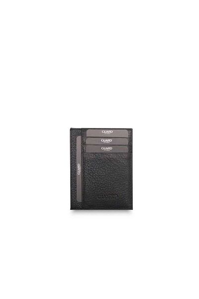 GUARD Smart Matte Black Leather Card Holder - Grd2403Xw22122