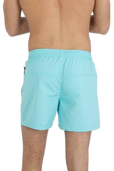 Miami Beach Mint Plus Size Υδατοαπωθητικό Μονόχρωμο Basic Ανδρικό Σορτς Μαγιό Παραλίας - 2204-Mint