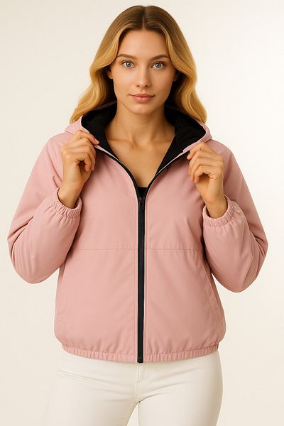 freemen Women's Powder Hooded Water and Windproof Oversize Raincoat - Windbreaker
