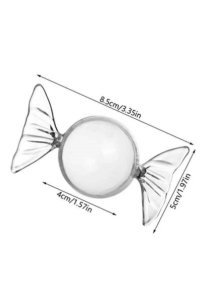 roco paper Transparent Gift Candy Shaped Box, Decorative Confectionery, Chocolate Box, 8.5 X 4 X 5 Cm, 12 Pcs