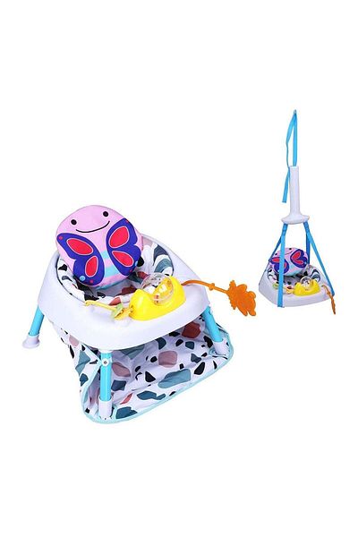 Generic 2 in 1 Chair with Toys + Teaching Walking Suspension, Children's Swing, Bouncy for Children